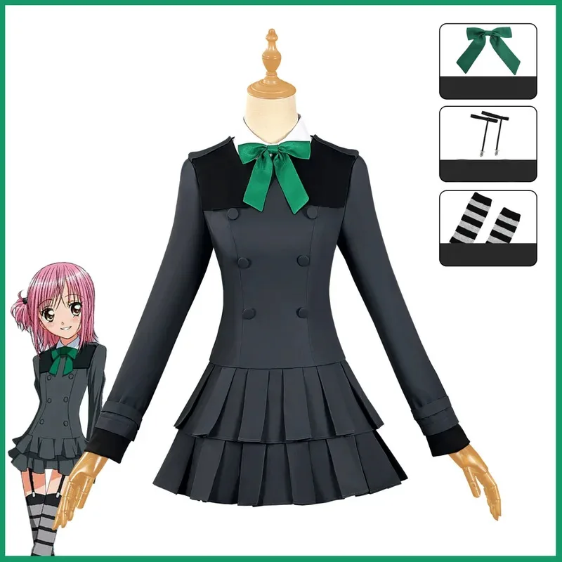 ชุดคอสเพลย์อนิเมะ ชูโกะ ชาระ ฮินาโมริ อามุ ชุดนักเรียนสไตล์อังกฤษน่ารัก พร้อมวิกผม สำหรับผู้หญิง ชุดนักเรียนน่ารักสำหรับใส่ในชีวิตประจำวัน 5ftu^
