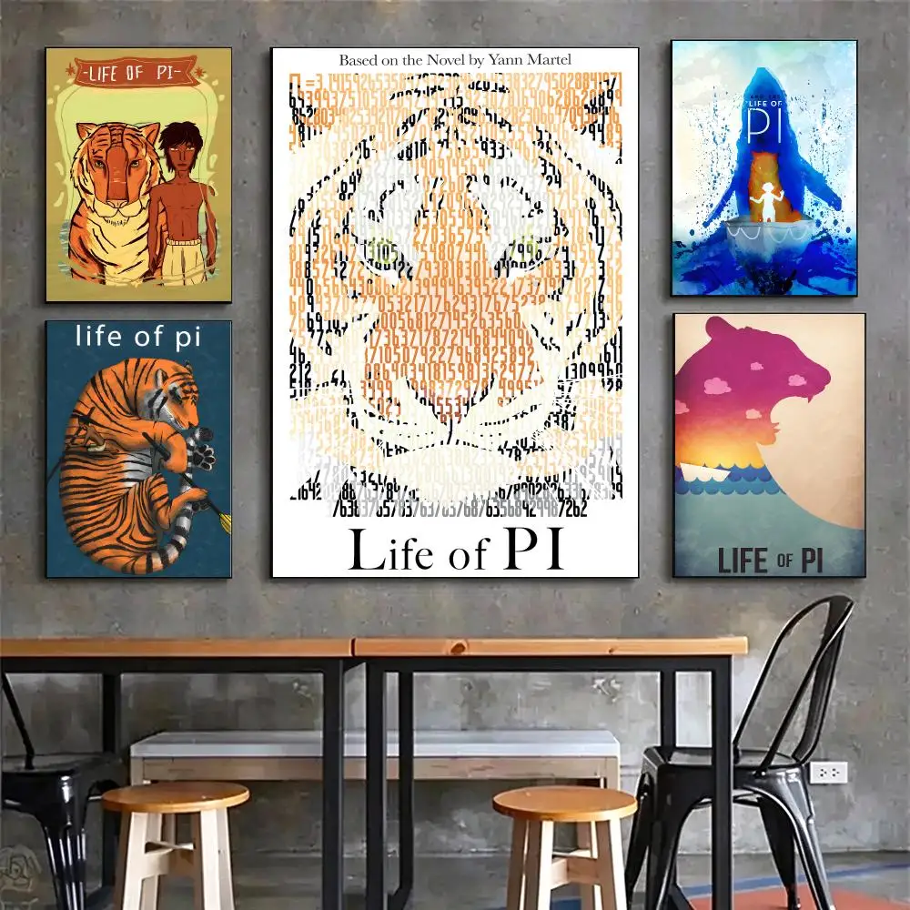 movie Life of Pi Poster Poster HD Printing Vintage Luxe Home Decor Wall Art for the Living Rooms Entryways Gift