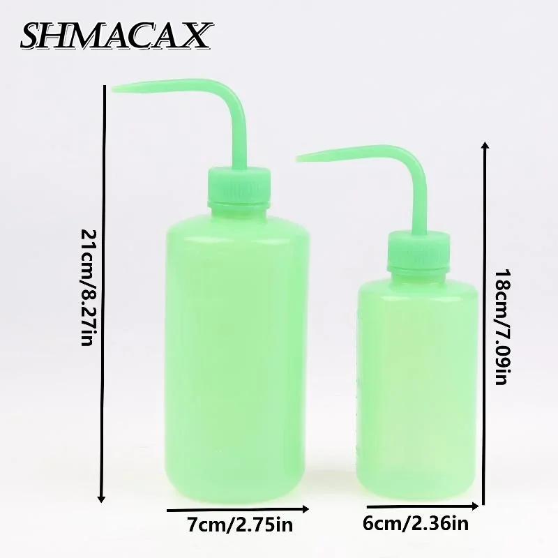 250/500 ミリリットルまつげクリーニング洗浄ボトル湾曲した注ぎ口クリーナー防水眉毛リムーバーボトルまつげエクステンションメイクアップツール