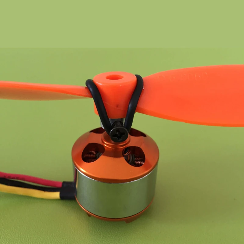 4PCS 3.0/3.17/4.0MM Airplane Propeller Protection Adapter Prop Saver with Screws Rubber O Rings Kit for RC Drone Motor