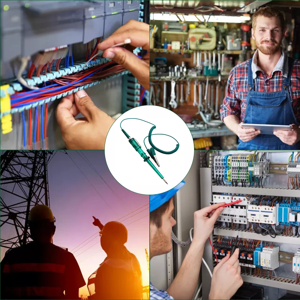 Car Truck Voltage Circuit Tester Auto 6V 24V Line Tester Tools Car diagnostic Probe Test Pen Light Bulb Automobile Polarity Pen