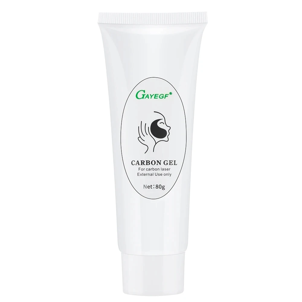 Gel de crema de carbón para limpieza profunda de la piel Facial, Nano carbón activado, rejuvenecimiento de la piel, muñeca negra, 80ML