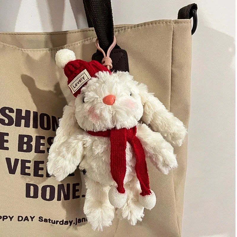 Mingyin Youpin Moving Ear Rabbit Plush Doll Doll Automobile Key Buckle Bags Bading Gifts