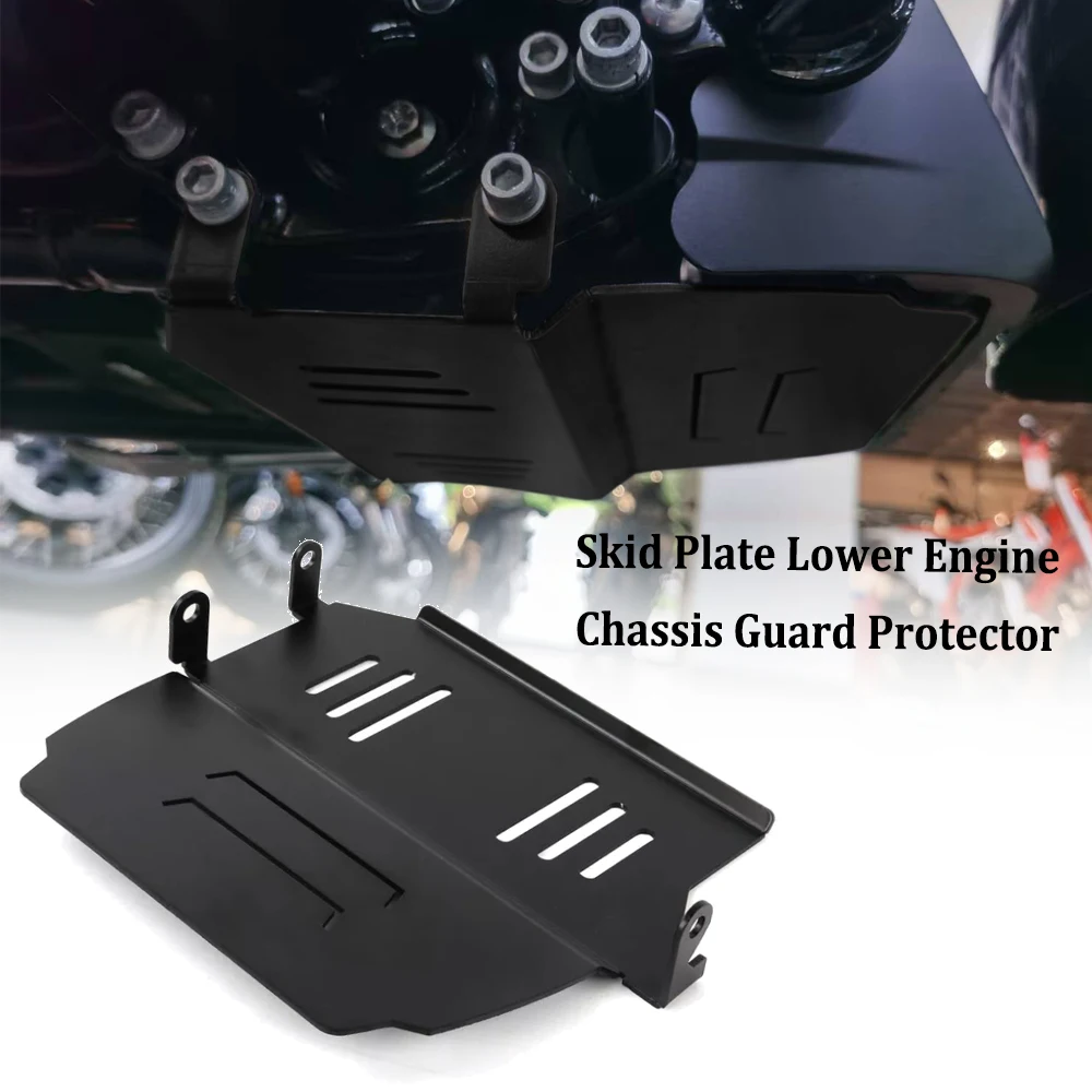 

Для Harley Street Glide 2018-2023 новые аксессуары для мотоциклов, защитная пластина, нижняя защита шасси двигателя