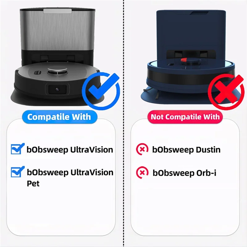 DHIPP-6 шт. пылесборник, совместимый с Bobsweep Ultravision и Ulravision, самоопорожный робот для домашних животных, запасные части для пылесоса, аксессуары