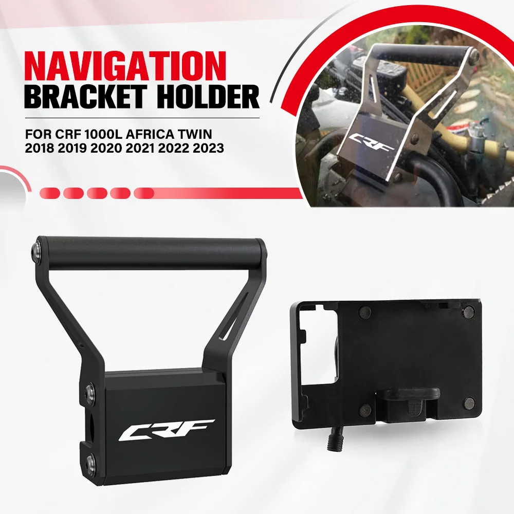 

Для Honda CRF 1000L Africa Twin 2018 2019 2020 2021 2022 2023 Мотоцикл над инструментами GPS-крепление GPS Монтажный кронштейн