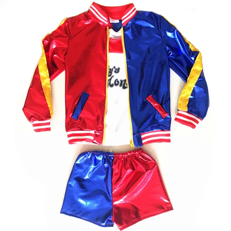 子供のためのハーリーアベンジャーズのコスプレコスチューム,ジョーカーのジャケット,ハロウィーンのパーティー,女の子のための衣装,モンスターの衣装,大人のためのコスチューム