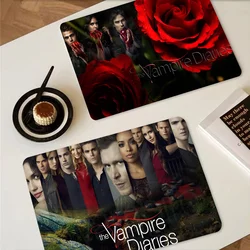 The Vampire Diaries Damon salvatore Printed Dish Drying Mat Absorbent Coffee Drain Pad Tableware Quick Dry Rug Kitchen Placemat