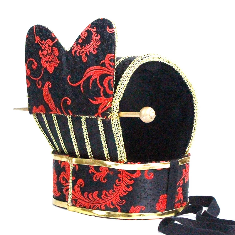 Chinese Ancient Costume Hat Emperor Prime Minister Headdress Hanfu Cos Prop Official Hats Traditional Cap Gift For Men