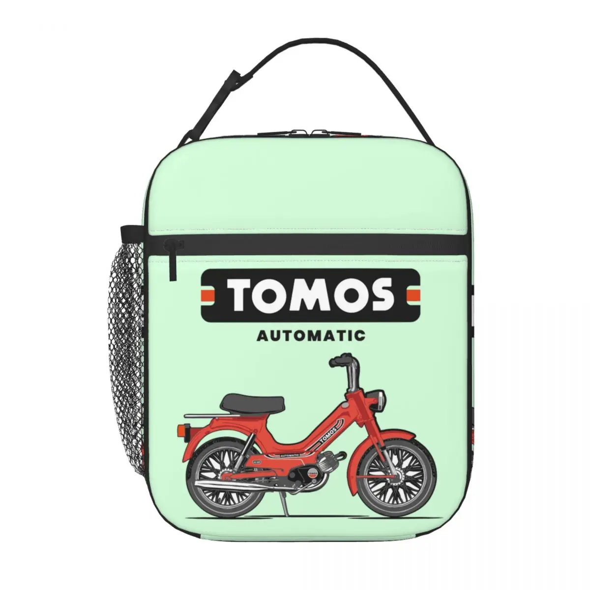 Tomos Automatic - Red Insulated Lunch Bag for Women Children Portable Food Boxes Thermal Lunch Box Tote
