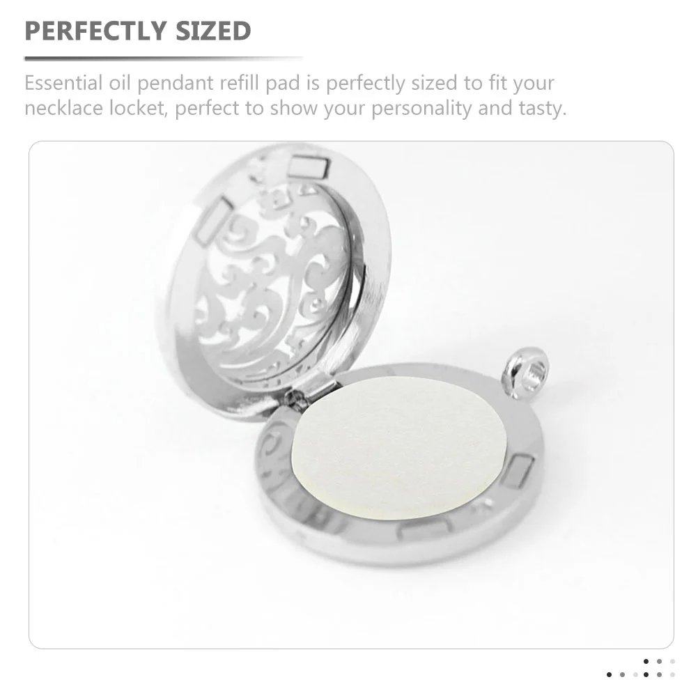 100 Pcs Aromatherapy Cotton Sheet Essential Oils Air Freshener Refill Breast Milk Storage Bottles Pad