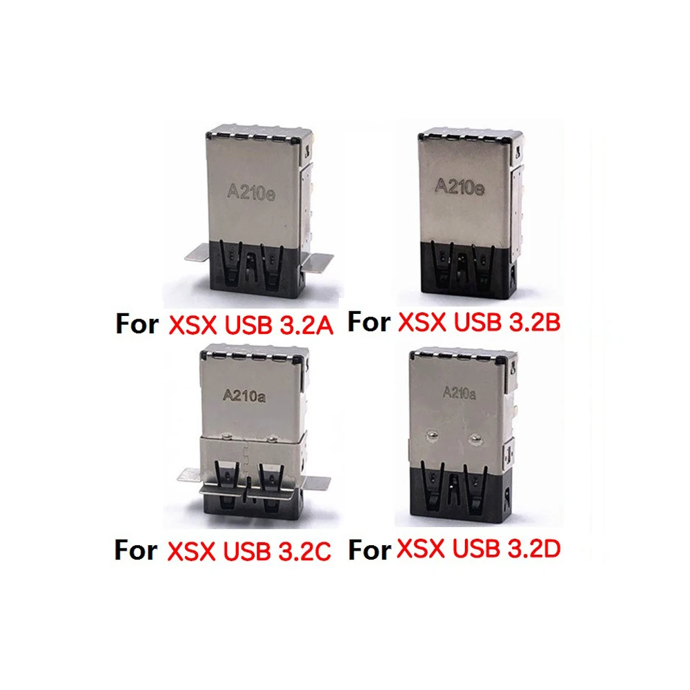 

10PCS USB Port for Xbox Series X/S Console USB3.2 Port for XSX XSS Hi-Speed USB Socket Connector