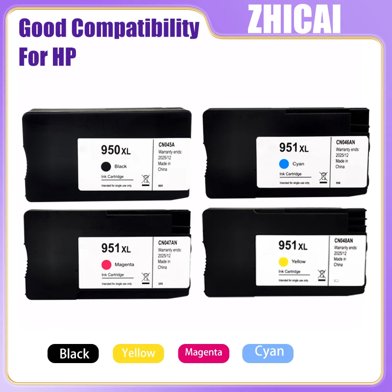 Imagem -03 - Cartucho de Tinta Compatível para Impressora hp 950xl 950 951 Hp950 hp Office Jet Pro 8100 8600 8610 8620 8630 251dw 276dw