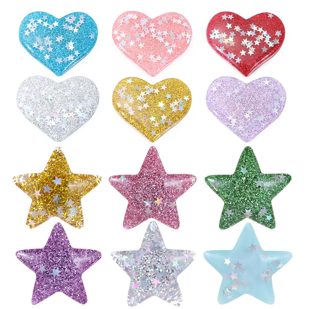 Heart Pentagram Diamond Painting Cover Holder Magnet Cover Core Fridge Magnet Star Diamond Painting Tool Cross Stitch Accessorie