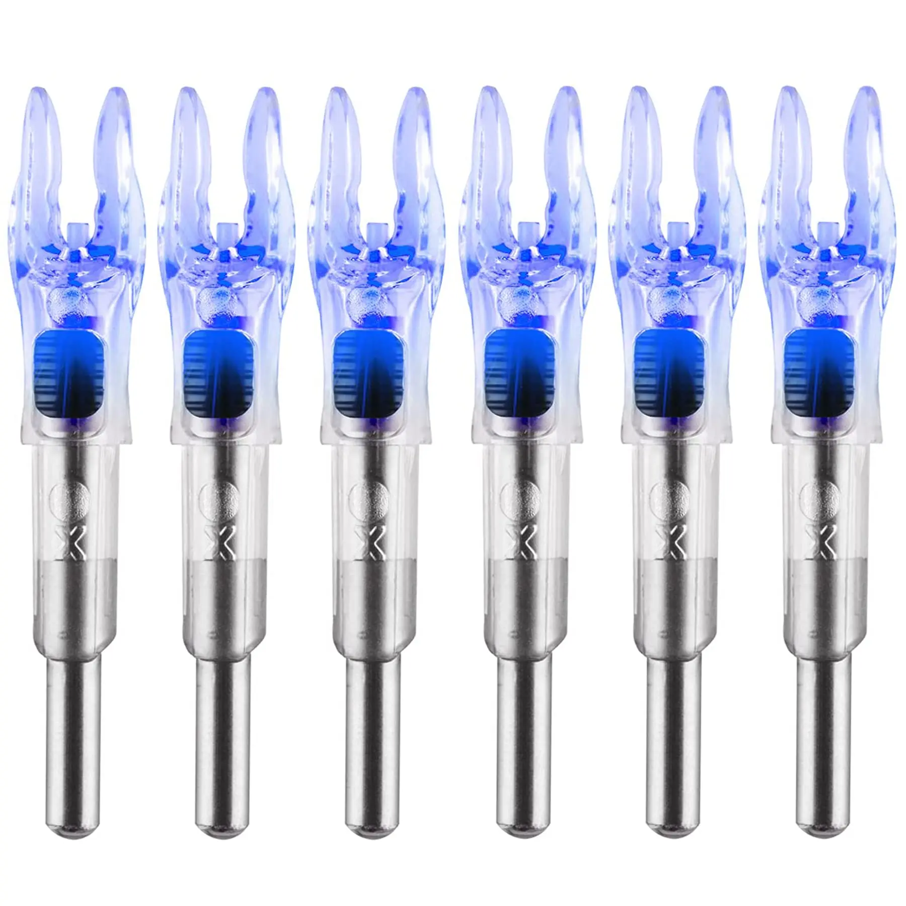 

6 pcs LED arrow-tail 6.2mm arrow-universal night anti-lost accessories blue