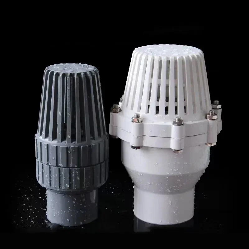 32/40/50/63mm UPVC Check Valve Bottom Valve Garden Watering Irrigation Hose Fittings Fish Tank Tube Adapter