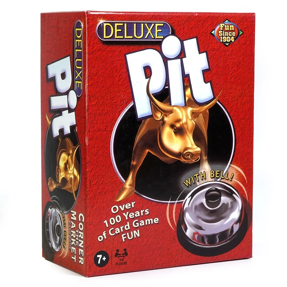 The Pit Game Deluxe for age 7 and up Board Game Card Game Contain 74 pcs Cards Toned Bell And Rules