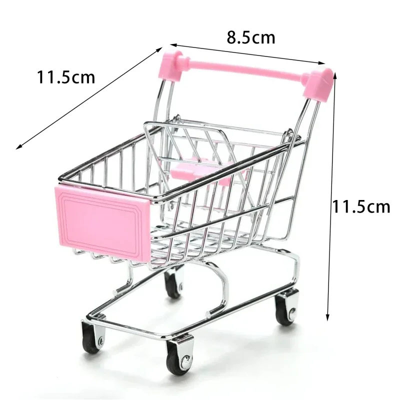 Neue Mini-Einkaufswagen Kreative Handwagen Kinder Handwerk Spielzeug Utility Warenkorb Handwerk Display Lagerung Spielzeug Halter Geschenke Für Kinder – Detail 9