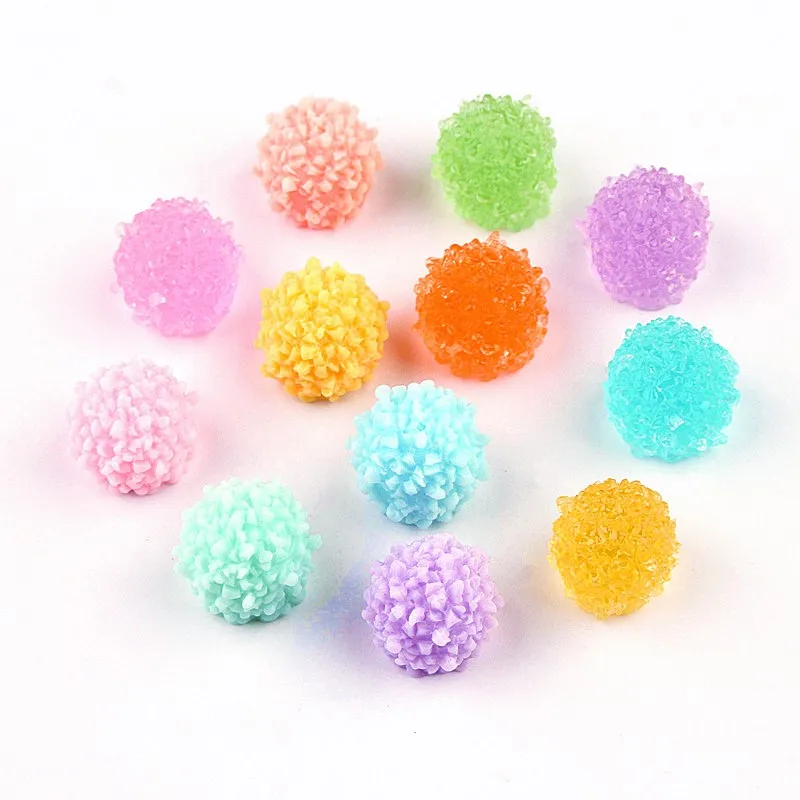 10pcs Candy Round Decor For Slime Charms Sprinkles Polymer Filler Addition Slime Accessories Toys Model Clay Kit For Children