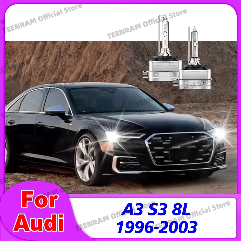 

2x для Audi A3 S3 8L 1996-2003 1997 1998 1999 2000 2001 2002 HID ксеноновые фары D3 D3S 35W 6000K 8000K 10000K 12V аксессуары