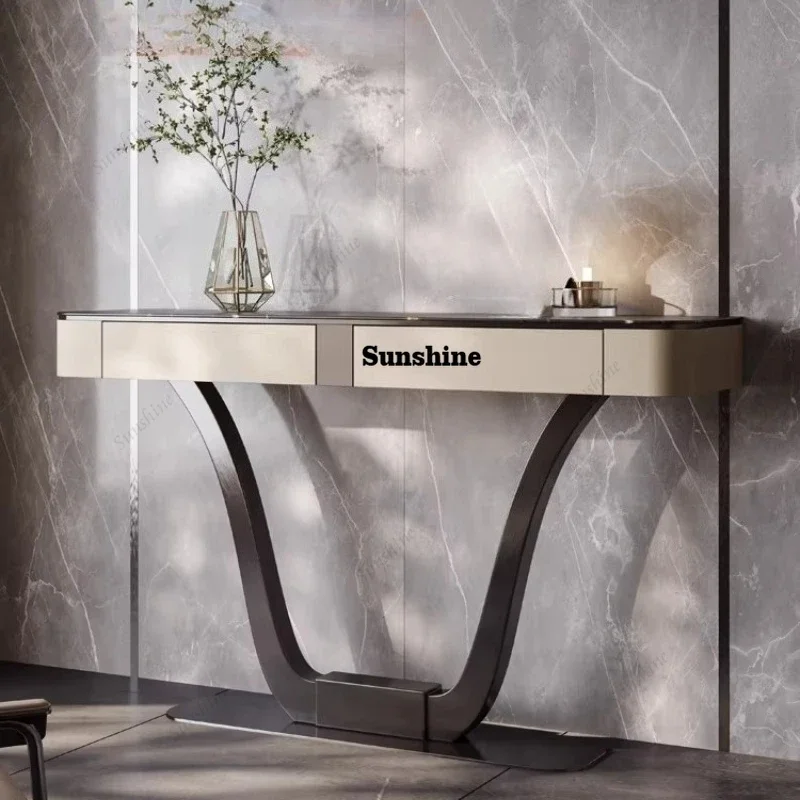 

Entry entrance table Modern simple living room end view table Entrance cabinet FT