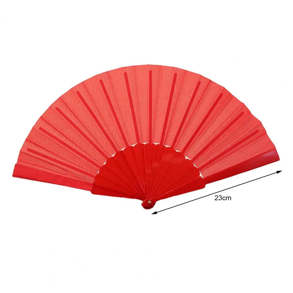 Folding Fan Elegant Silk Hand Fan Chinese Style Summer Female Dance Fan Portable Elegent Flower Hand Held Fans Party Favors