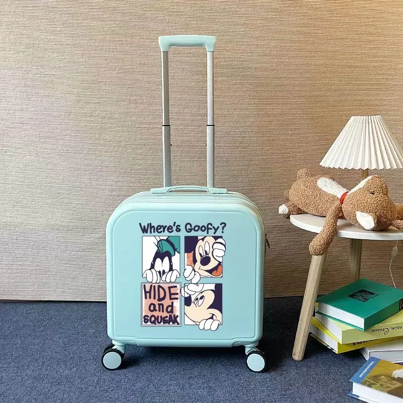 Disney Cartoon rolling luggage Cute boy girls password carry on cabin suitcase kids travel suitcase on wheels Children\'s gift