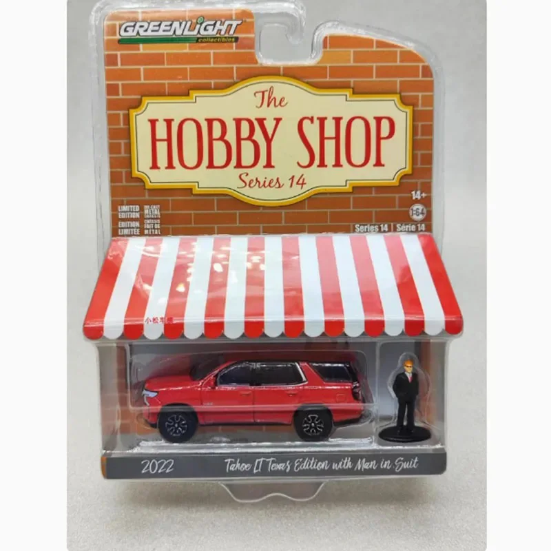 

Модель автомобиля Greenlight 1:64 Taurus 1989/2022 Tahoe с фигуркой, литая модель из сплава, праздничные подарки, игрушки