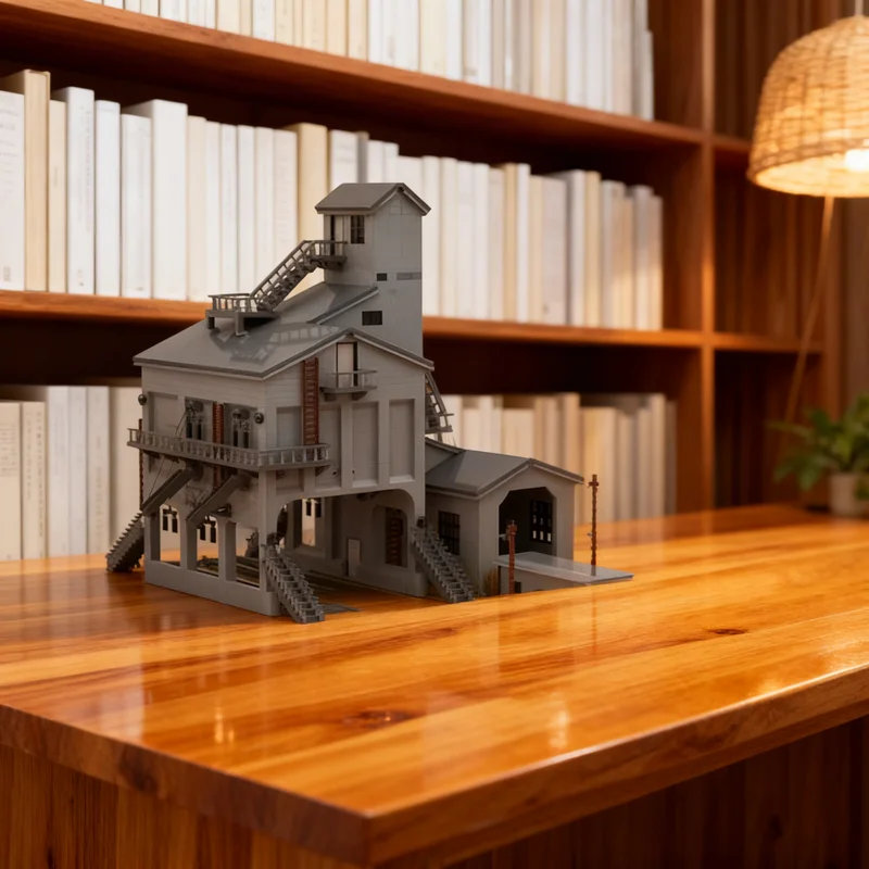 

7545 деталей MOC: Современная модульная модель угольной электростанции для строительства городского пейзажа, конструктор, подарок, креативный коллекционный декор, премиум-класс