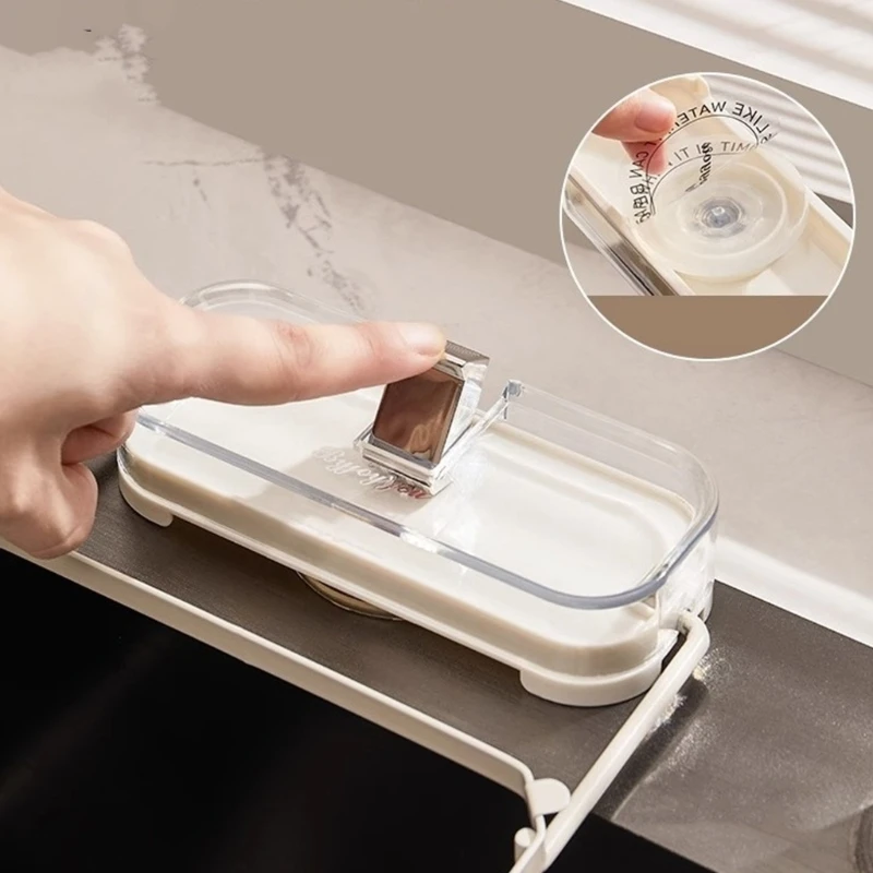 

Suction Cup Sink Strainer with Filter Net Adjustable Drain Basket for Kitchen, Bathroom & Utility Sink, Rust-Proof Mesh A2BB