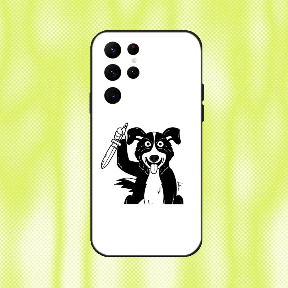 حافظة هاتف كارتون السيد بيكلز 666 لهاتف سامسونج S 25,24,23,22,30,21,10,9,Ultra,Plus,Lite,FE,4,5G حافظة ناعمة سوداء