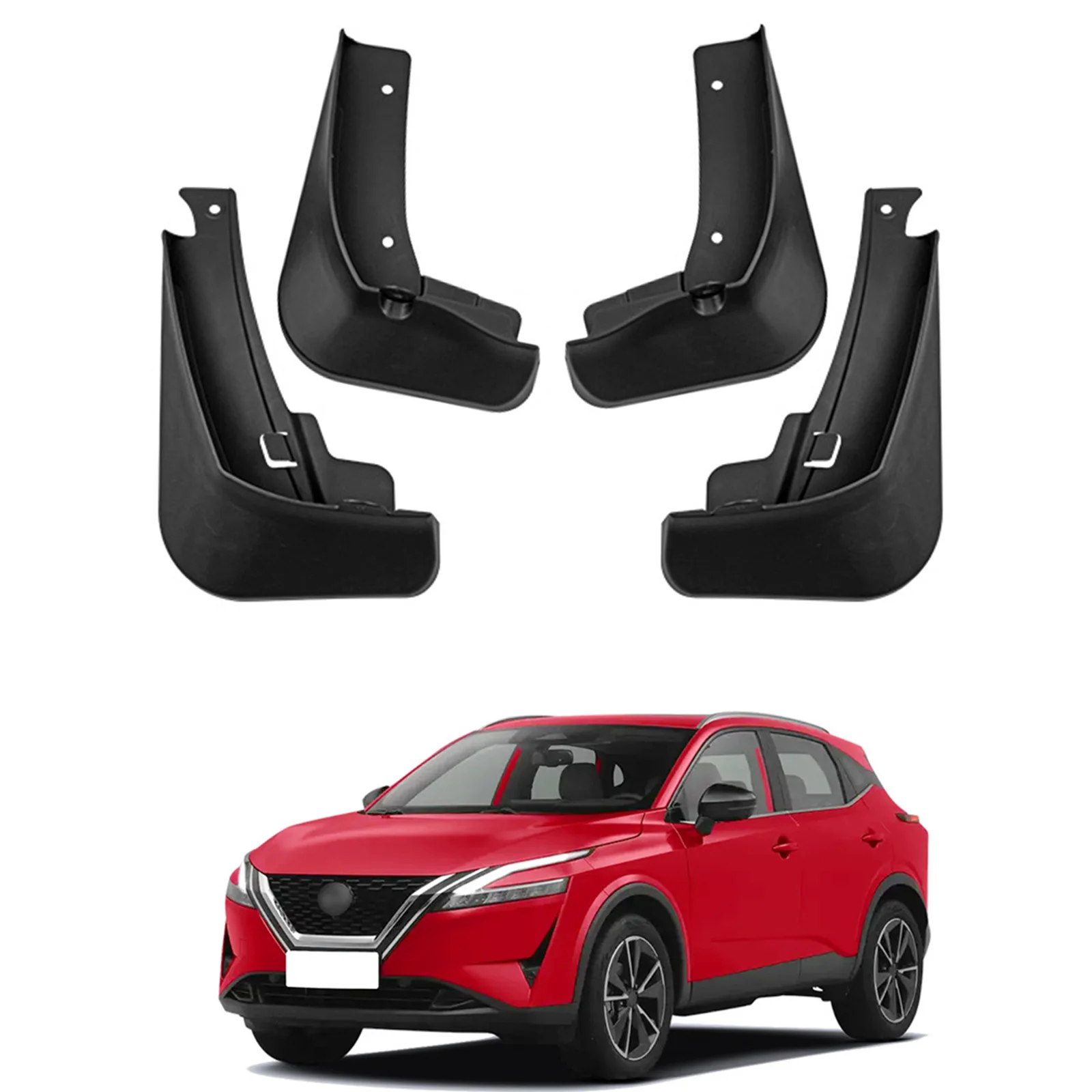 

for Nissan Qashqai Car Mud Flaps 2023 2024 Mudguard Splash Guards Fender Front Rear Mudflaps Accessories 4PCS