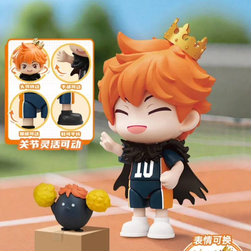 Keeppley Volleyball Boy Zipper Doll Assembly Anime Surrounding Blind Box Collectible Figure Trendy Toy Collectors Item