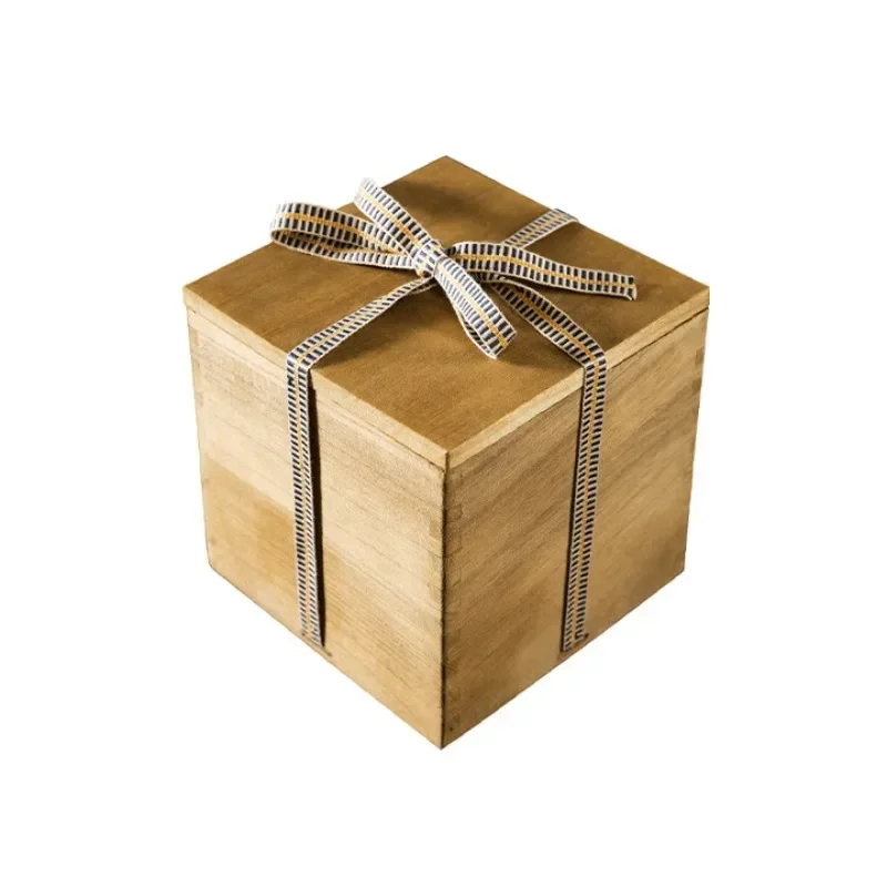 Pet funeral wooden box can be engraved wooden pet urn, death funeral memorial, cat and dog broken bones storage