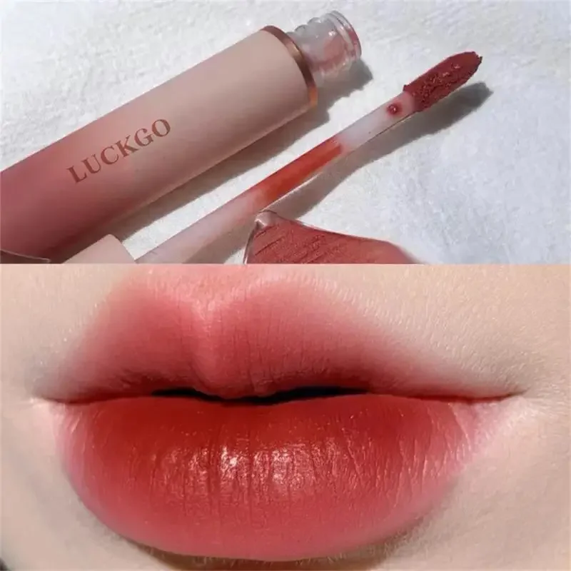 Velluto opaco rossetto Soft Mist Liquid Lip Gloss Waterproof Long Lasting Lip Stick donna Red Lip Tint studente Beauty Cosmetic