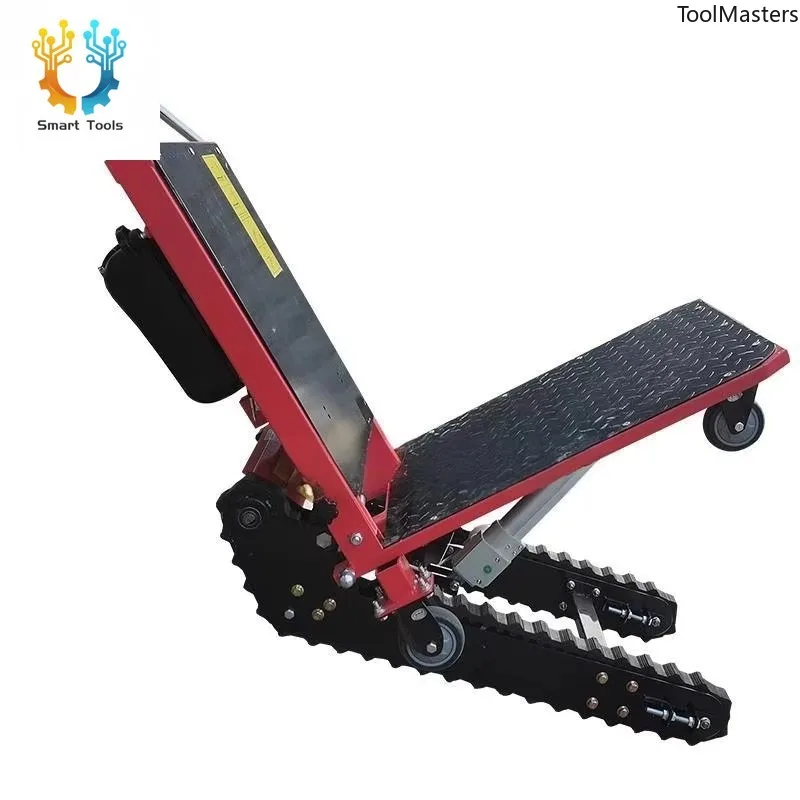 

【Hot Sale】Silent Electric Stair Climbing Cart Foldable Delivery Cart For Car Carrying & Appliances Platform Structure Crawler De