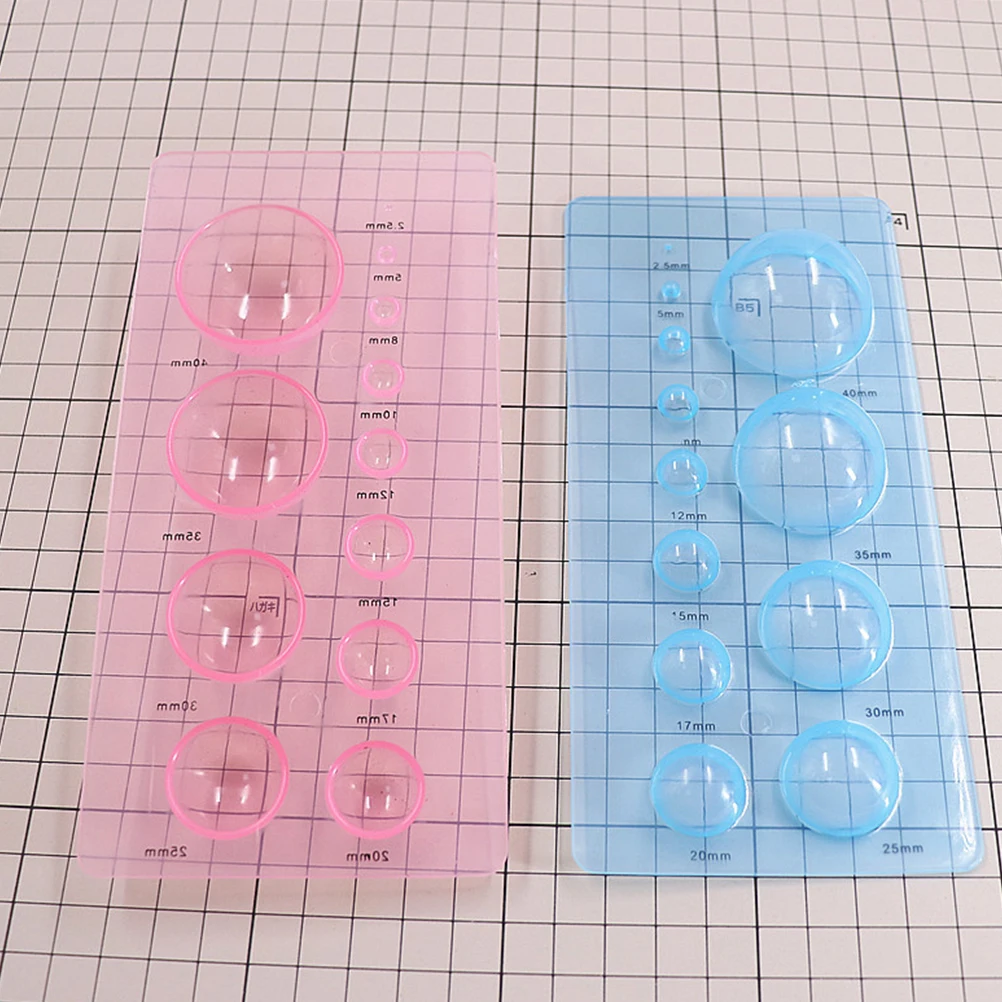 

2 Pcs Clay Mold Polymer Accessories Moulds for Liquid Artwork Molds Craft Plastic Sculpting Tools Crafts Making Ceramic Pottery