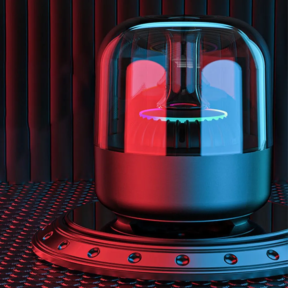 SMABAT стеклянный беспроводной Bluetooth-динамик мини-освещение Bluetooth-динамик RGB дыхательный светильник Bluetooth-динамик