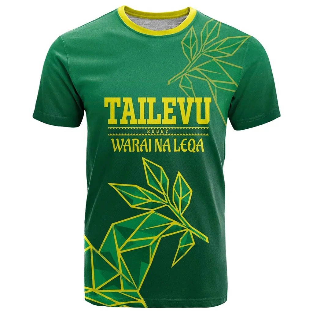 Men's Geometric Leaf Ethnic Text Print T-shirt for Casual Gathering, Crew Neck, Quick Dry Breathable Casual Short Sleeve Tee