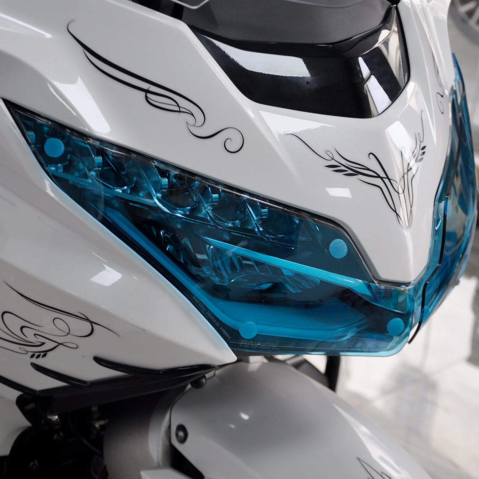 Panical Front Headlight Protection Glass Orange Light Gray Blue Transparent For Honda Gold Wing GL1800 GL1800B F6B 2018-2026