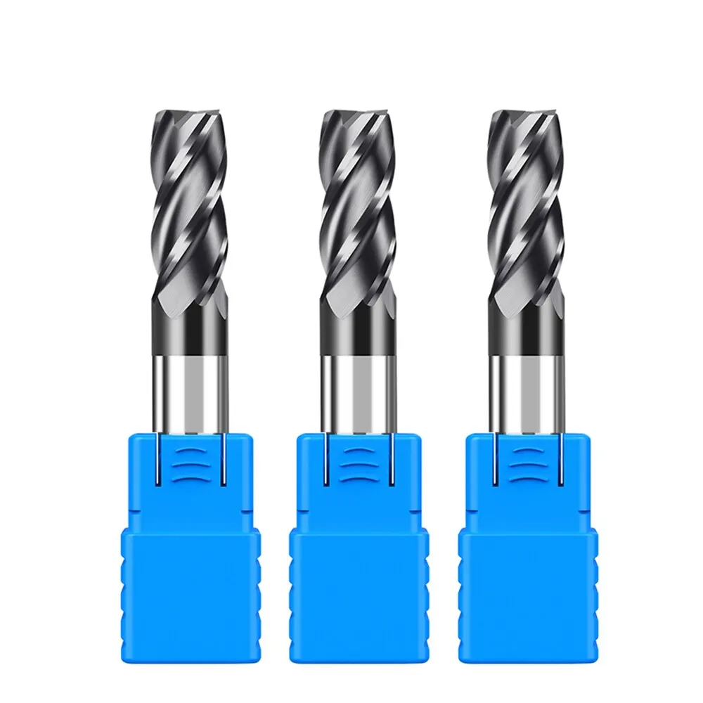 4 Flutes HRC50 Carbide End Mill Alloy Carbide Milling Tungsten Steel Milling Cutter EndMillS CNC Cutting Tools