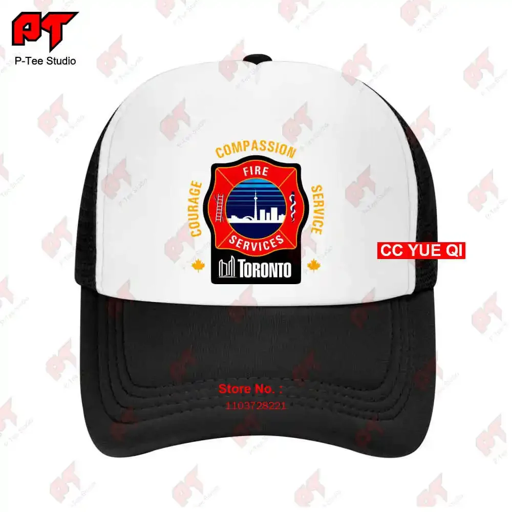 New Toronto Canada Firefighter Fire Baseball Caps Truck Cap NKNT