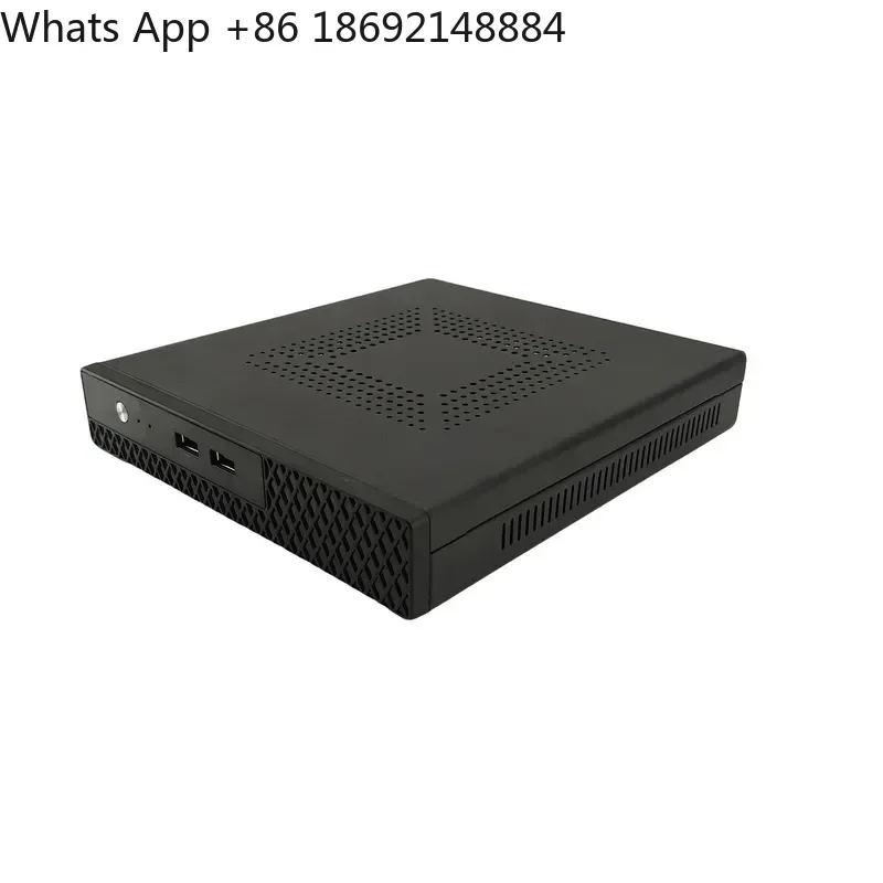 

Mini-ITX Desktop Chassis for GT-01B 2 USB Industrial Control Office HTPC Wall Mount Small Mini Computer Case