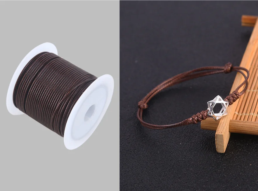 Waxed Cord Rope PU Leather Thread