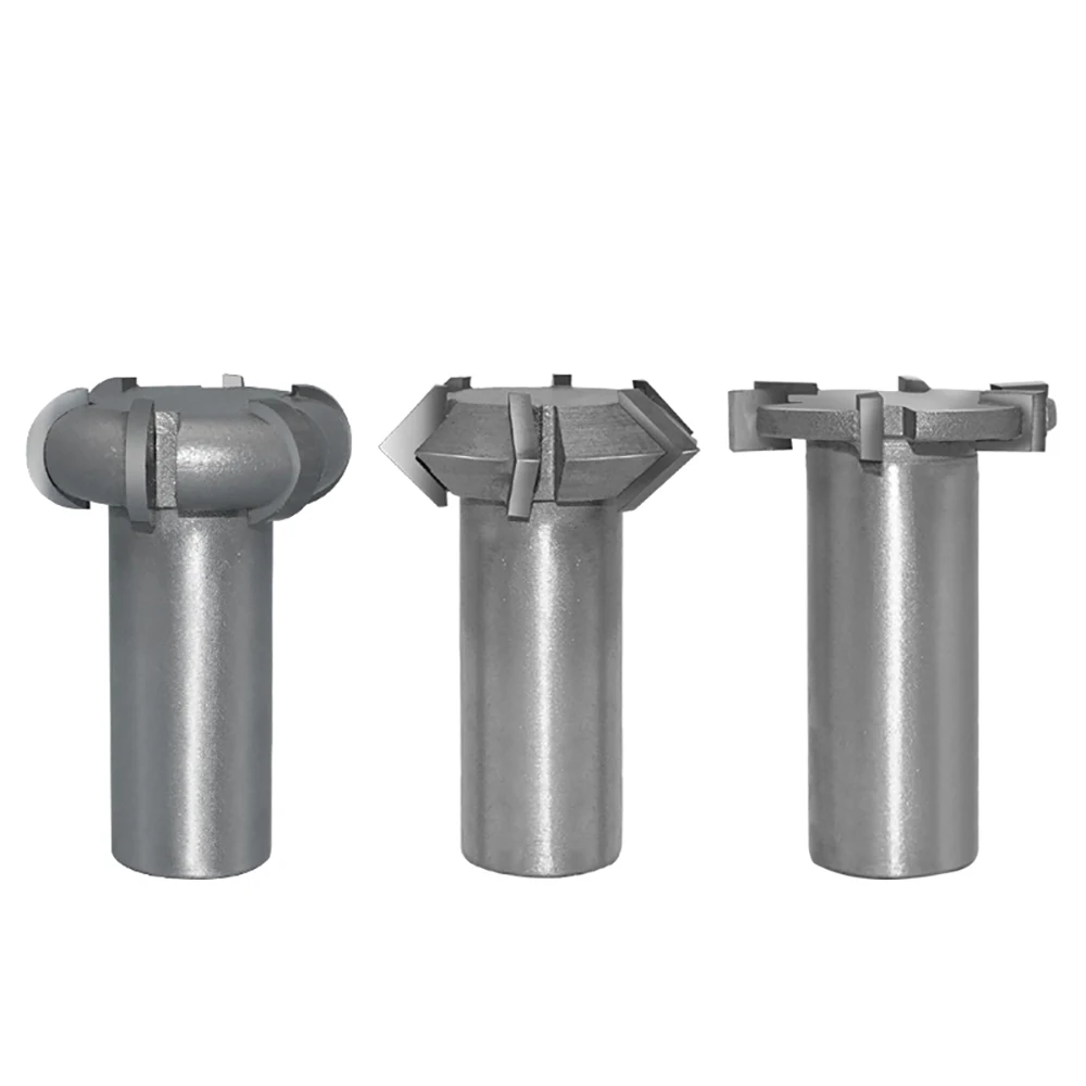 Furniture Stair Handrail Woodworking Tools, Angle Grinder Pumpkin Type Milling Cutter Bending Line Slotting 3-Piece Set