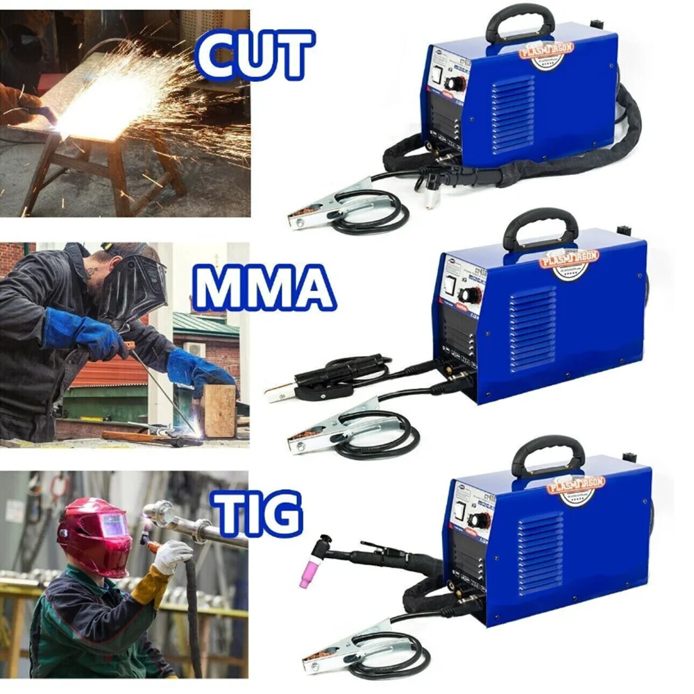 CT418 CUT/TIG/MMA 3 in 1 Multifunction Inverter Plasma Cutter 40A Welding Machine TIG 180A Argon ARC 160A Welder Equipment