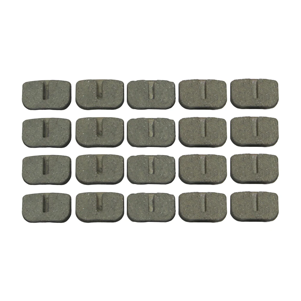 20 pcs Disc Brake Shoe Pad Replacement For 43cc 47cc 49cc 97cc 100cc Pocket Dirt Bike Mini Moto Kid Crosser Electric Scooter