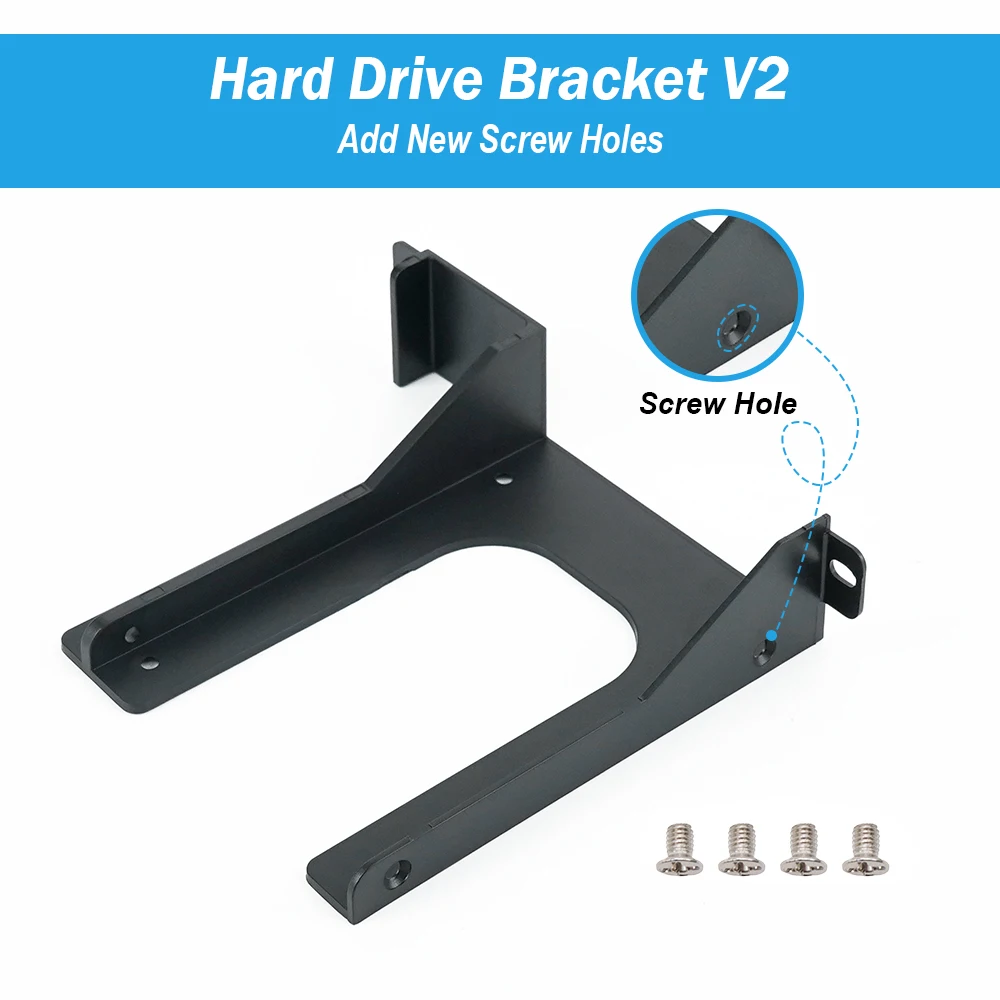 

Upgrade 2.5-inch Hard Drive HDD SSD3D print Bracket with Screws For PlayStation 2 PS2 SCPH-30000 And SCPH-50000 Fat Game Console