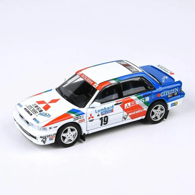 PARA 1:64 Galant VR4 voiture de rallye en alliage moulé sous pression et véhicules jouets modèle de voiture Miniature échelle modèle de voiture jouets pour enfants