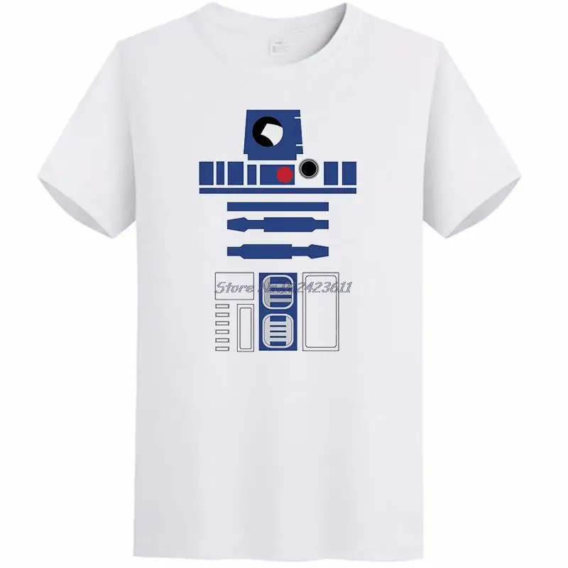 R2d2 Cool Graphic T Shirts Cotton Short Sleeve T-Shirts Summer Tees Tops New Shirts And T-Shirts O-Neck Mens Print T Shirt